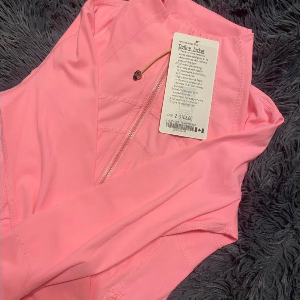 Lululemon Pink Jacket – Women’s Size Medium | Brand New, Cute & Comfy - Picture 2 of 4